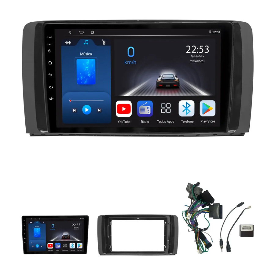 Multimídia Android Mercedes ML63/GL63 AMG 2012 a 2016 - Imagem 2